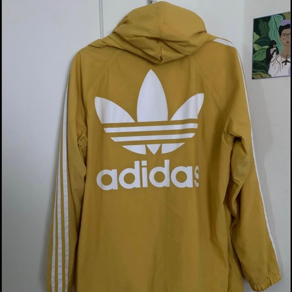 Vintage yellow adidas jacket